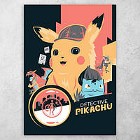 Плакат постер "Покемон. Детектив Пикачу / Detective Pikachu" №7