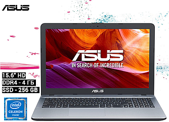 Ноутбук ASUS R540MA-GQ757 15.6" HD LED (Celeron N4000, 4 GB RAM, 256 GB SSD, Windows 10) - Суперціна!