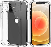 Силикон SHOCKPROOF для iPhone 12 (6.1") прозрачный