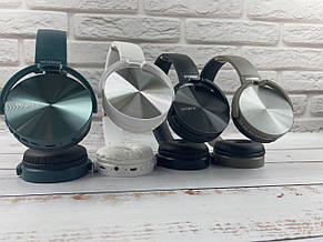 Бездротові накладні навушники для Sony MDR-XB950BT Bluetooth Білі, фото 4