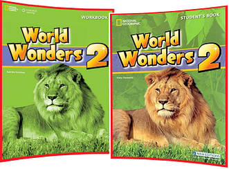 World Wonders 2. Student's+Workbook. Комплект книг з англійської мови. Підручник+Зошит. National Geographic