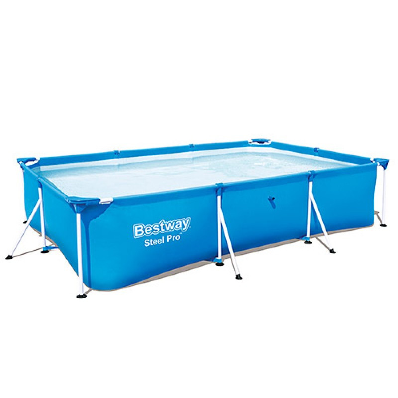 Басейн каркасний Bestway 56404, прямокутний, 300-201-66 см