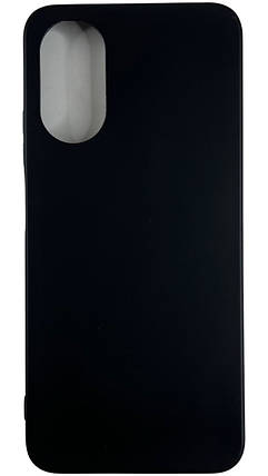 TPU чохол матовий для OPPO A17K (на оппі а17к) чорний, фото 1