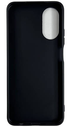 TPU чохол матовий для OPPO A17K (на оппі а17к) чорний, фото 4