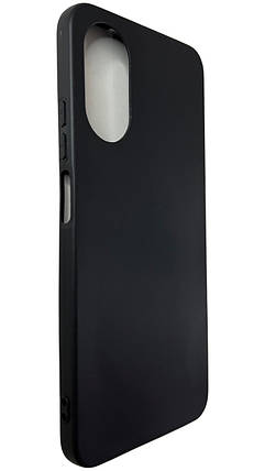 TPU чохол матовий для OPPO A17K (на оппі а17к) чорний, фото 3