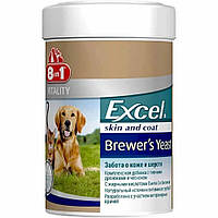8in1 (8в1) Excel Brevers Yeast (Ексель Бреверс) пищевая добавка для собак 140 табл.