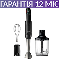 Блендер погружний/ручний Philips Viva Collection, 800 Вт, вінчик, великий подрібнювач, філіпс