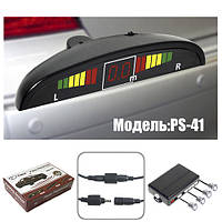 Парктронік TIGER PS-41/LED/4 датчика D=18 mm/конектор/silver/silver