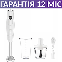 Блендер погружний/ручний TEFAL Dailymix, 600 Вт, віночок, мірна склянка, міні-подрібнювач, тефаль