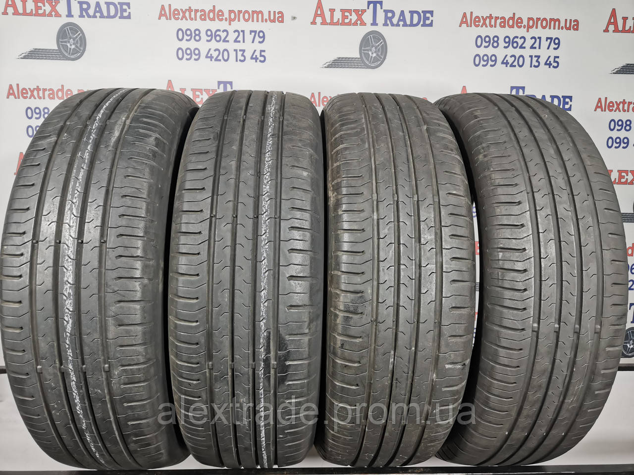 215/65 R17 Continental ContiEcoContact 5 летние шины бу, фото 1