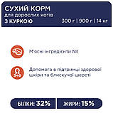 Клуб 4 Лапи Premium Chicken для кішок із куркою 900 г, фото 5