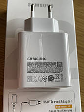 Зарядний Пристрій для Samsung S22 + Кабель Type C, EP-TA220 35Вт Super Fast, фото 4