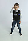 Бронежилет поліцейського дитячий ігровий  на 5-7 років, чорний, унісекс, фото 2