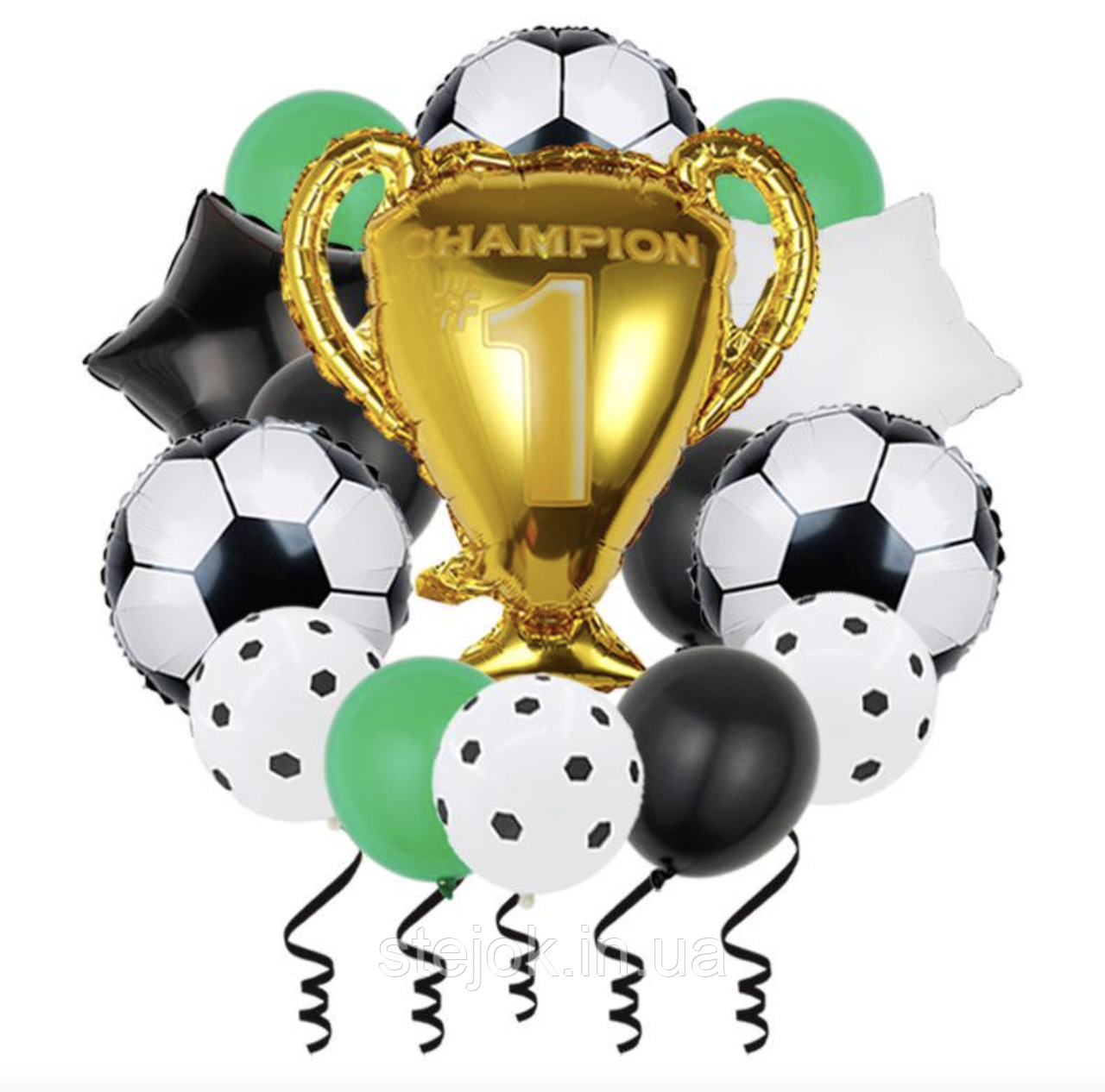 Набір куль у стилі "Футбол" із кубком, фото 1