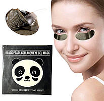 Патчі під очі гідрогелеві 60 шт Sersanlove Black Collagen Eye Gel Mask