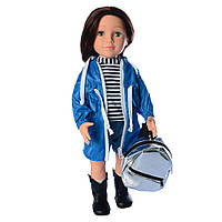 Інтерактивна велика лялька із серії "Ми-дівчата!" з рюкзаком Синя
