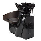 Мийка для волосся перукарська професійна Paolo BH-8031 коричнева, фото 5