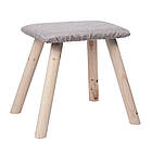 Білий туалетний столик ALVA дзеркало 2 ящики + табуретка, фото 5