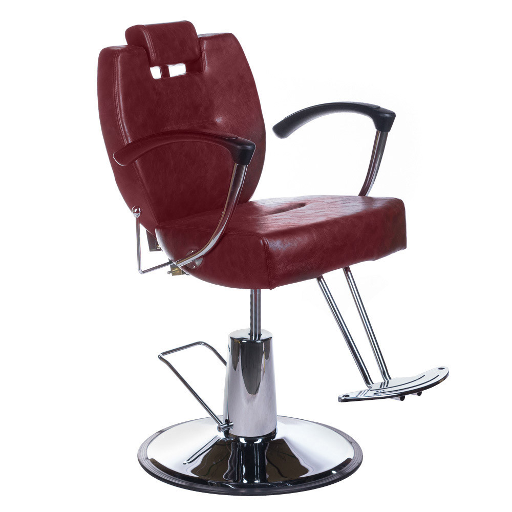 Перукарське крісло HEKTOR BH-3208 вишневе