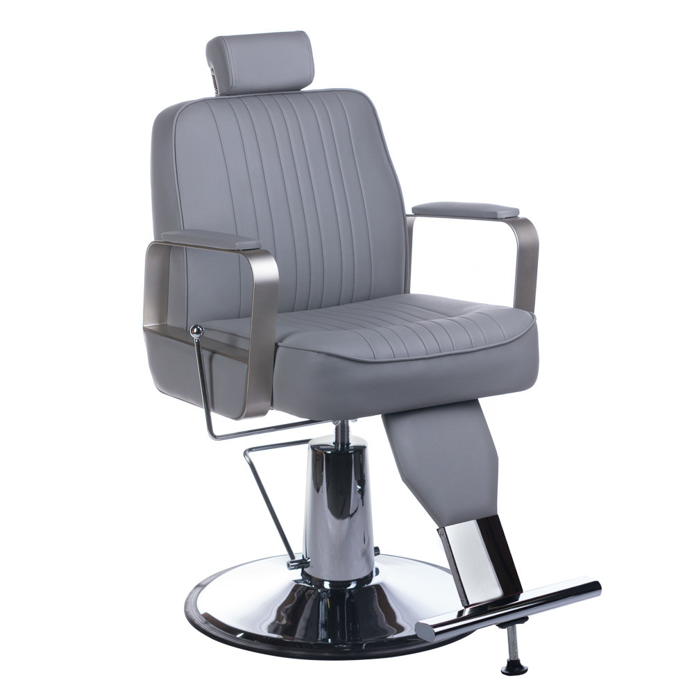 Крісло перукарське HOMER BH-31237світло-сіре