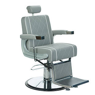 Перукарське крісло ODYS BH-31825M світло-сіре