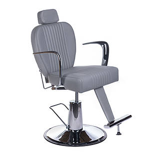 Перукарське крісло OLAF BH-3273 світло-сіре