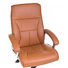 Коричневе ергономічне крісло CorpoComfort BX-5085B, фото 3