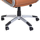 Коричневе ергономічне крісло CorpoComfort BX-5085B, фото 6