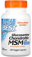 Глюкозамін хондроїтин з OptiMSM (Glucosamine Chondroitin MSM) 120капс. «Doctor's Best».