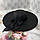 Жіночий широкополий капелюх з полями 15 см і бантом чорний, фото 4