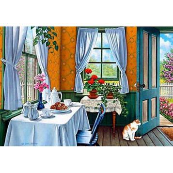 Картина за номерами 40х50 см DIY (без коробки) Кімната на дачі (RA3188_O)