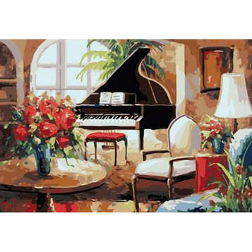 Картина за номерами 40х50 см DIY (без коробки) Рояль (RA5215_O)
