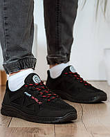 Кросівки чоловічі літні з сіткою чорні (Кр-710)
