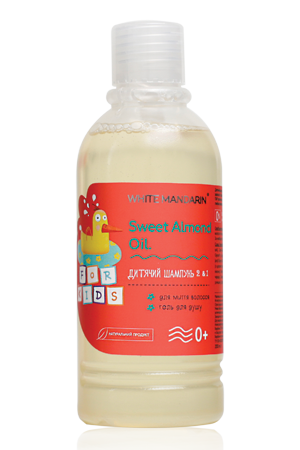 Дитячий шампунь-гель 2-в-1 FOR KIDS 0+ серії Дитяча Чойс, White Mandarin Choice, Made in Ukraine, 200 мл