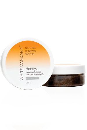 Цукровий скраб для тіла «Медовий» SPA collection Чойс, White Mandarin Choice, Made in Ukraine, 150 мл