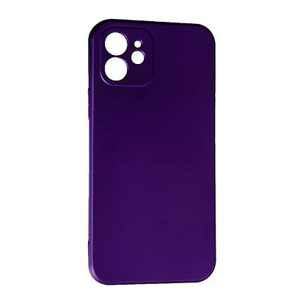 Силіконовий чохол Case SMTT (AA) для Apple iPhone 12 Violet, фото 1