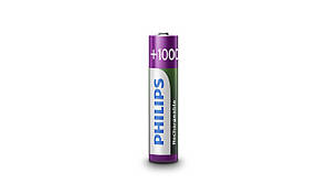 Акумулятор PHILIPS Rechargeable ААА/R03 1000mAh Ready to Use