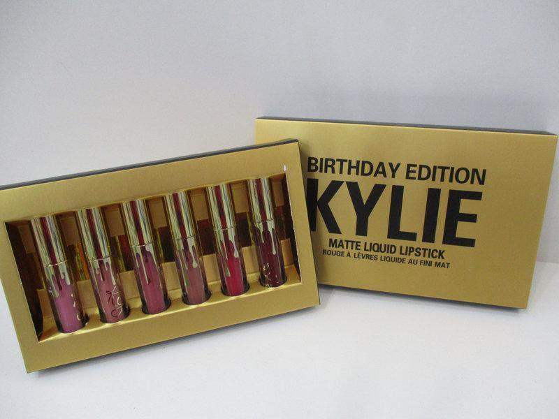 Набор матовых жидких помад Kylie Birthday! Лучшая цена - фото 2 - id-p1815673095