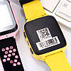 Дитячий розумний смарт годинник телефон Smart baby watch Q529 GPS з камерою прослуховуванням для дітей з трекером Жовтий, фото 2