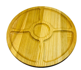 Дерев'яна дошка менеджниця 4 відділення 35 см 11574