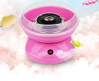 Аппарат для сладкой ваты Cotton Candy Maker + палочки в подарок Розовый, и