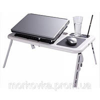 Подставка столик для ноутбука E-Table LD 09 2мя USB кулерами, Етейбл, Е тейбл, и