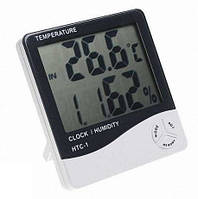 Термометр гигрометр HTC-2, часы с выносным датчиком, и