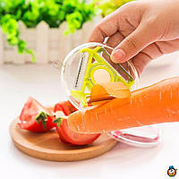 Овощечистка ручная 3 в 1 Rotary Peeler Compact, и