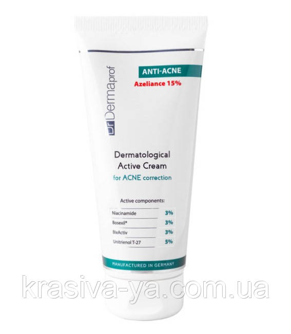 Дерматологічний крем-актив для корекції Акне Dermatological Active Cream for Acne Correction, 200 мл