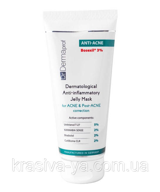 Дерматологічна маска-желе для корекції Акне та Пост Акне Dermatological Jelly Mask for Acne & Post-Acne Correction, 200 мл
