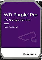 Жорсткий диск 12TB Western Digital WD Purple Pro WD121PURP для відеоспостереження з AI