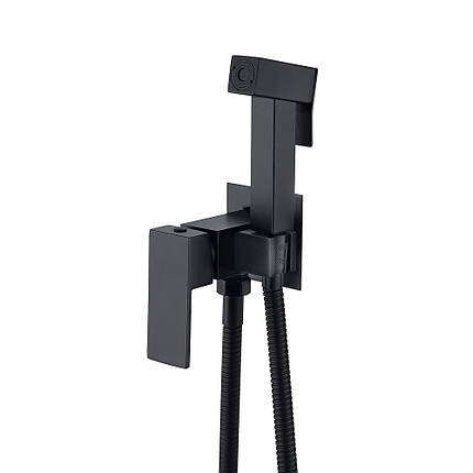 Гігієнічний душ WEZER PRO9В-02-BLACK, нержавіюча сталь, чорний, фото 1