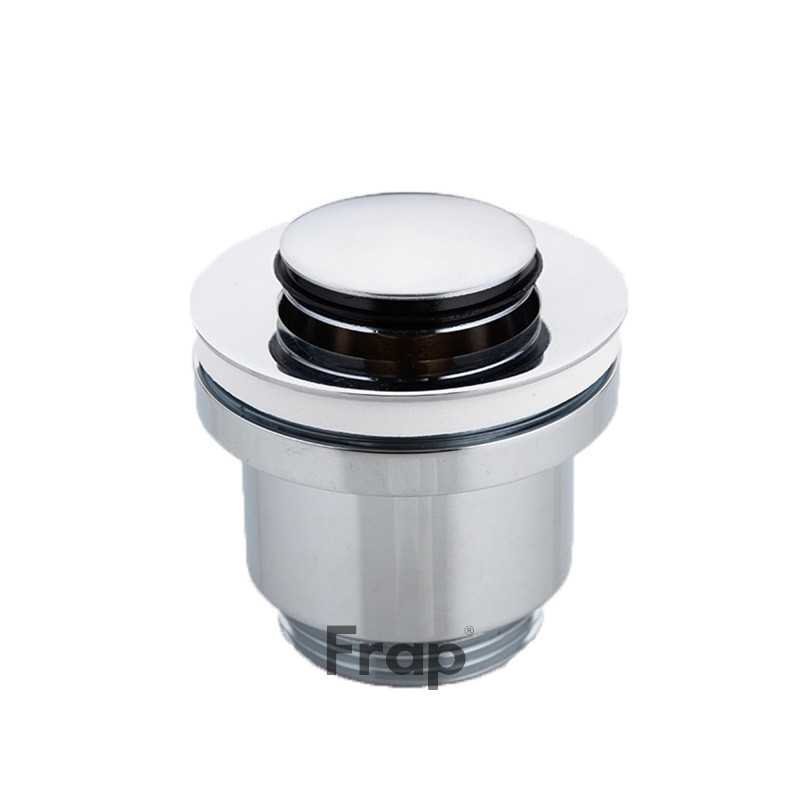 Донний клапан Frap F61, автомат, 1 1/4", хром