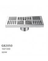 Трап для душа GAPPO G82050, латунь, 100х200 мм, хром